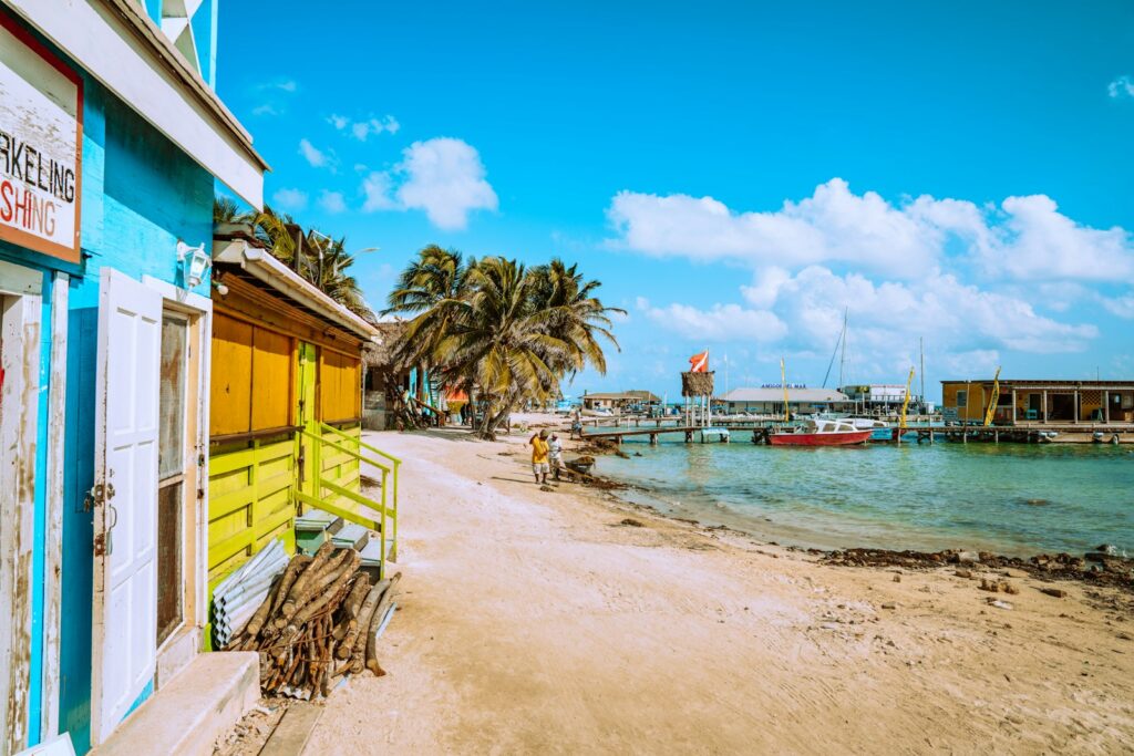 La plage en Belize